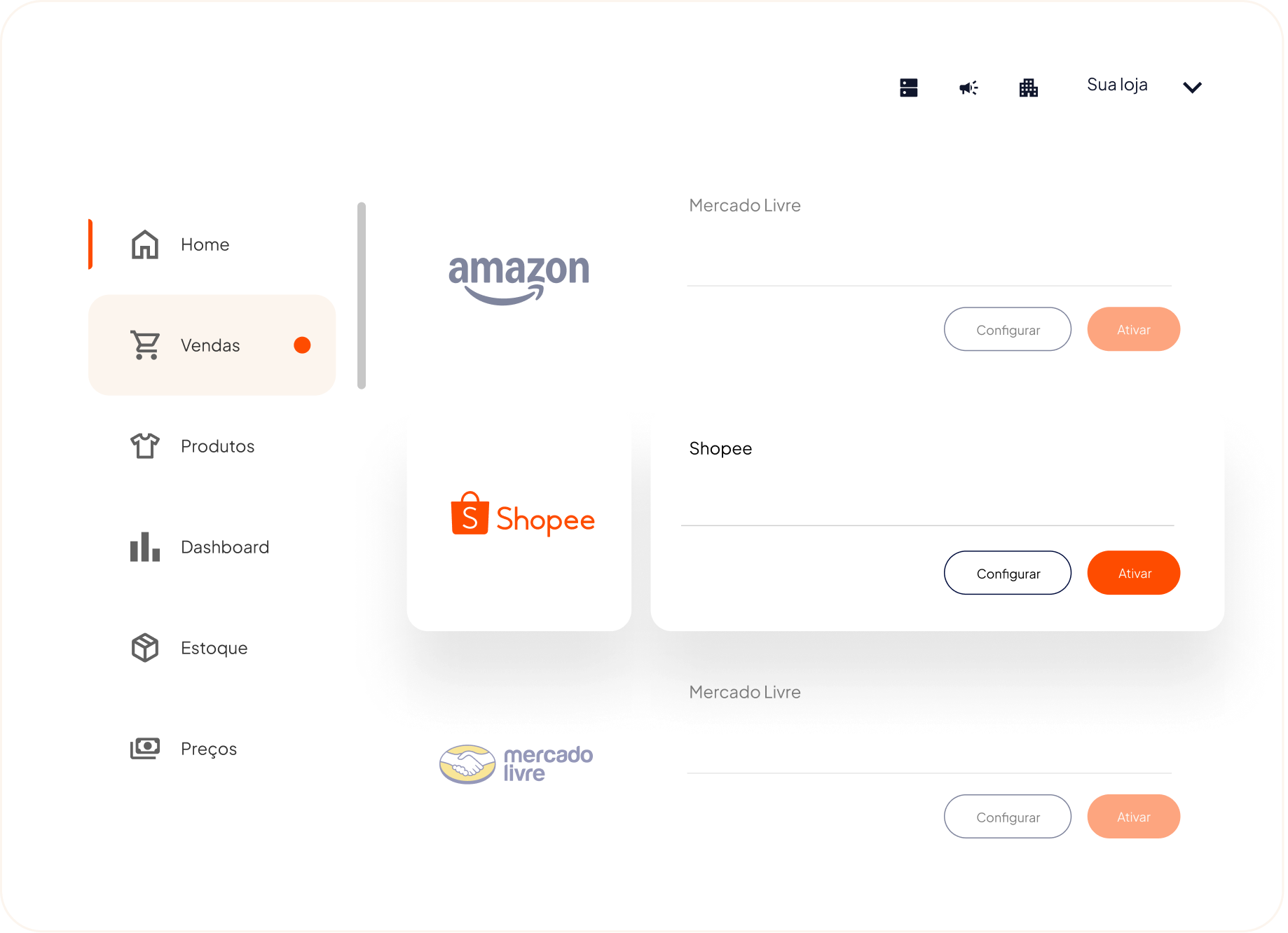 Produto Integração Shopee Produto Integração Shopee